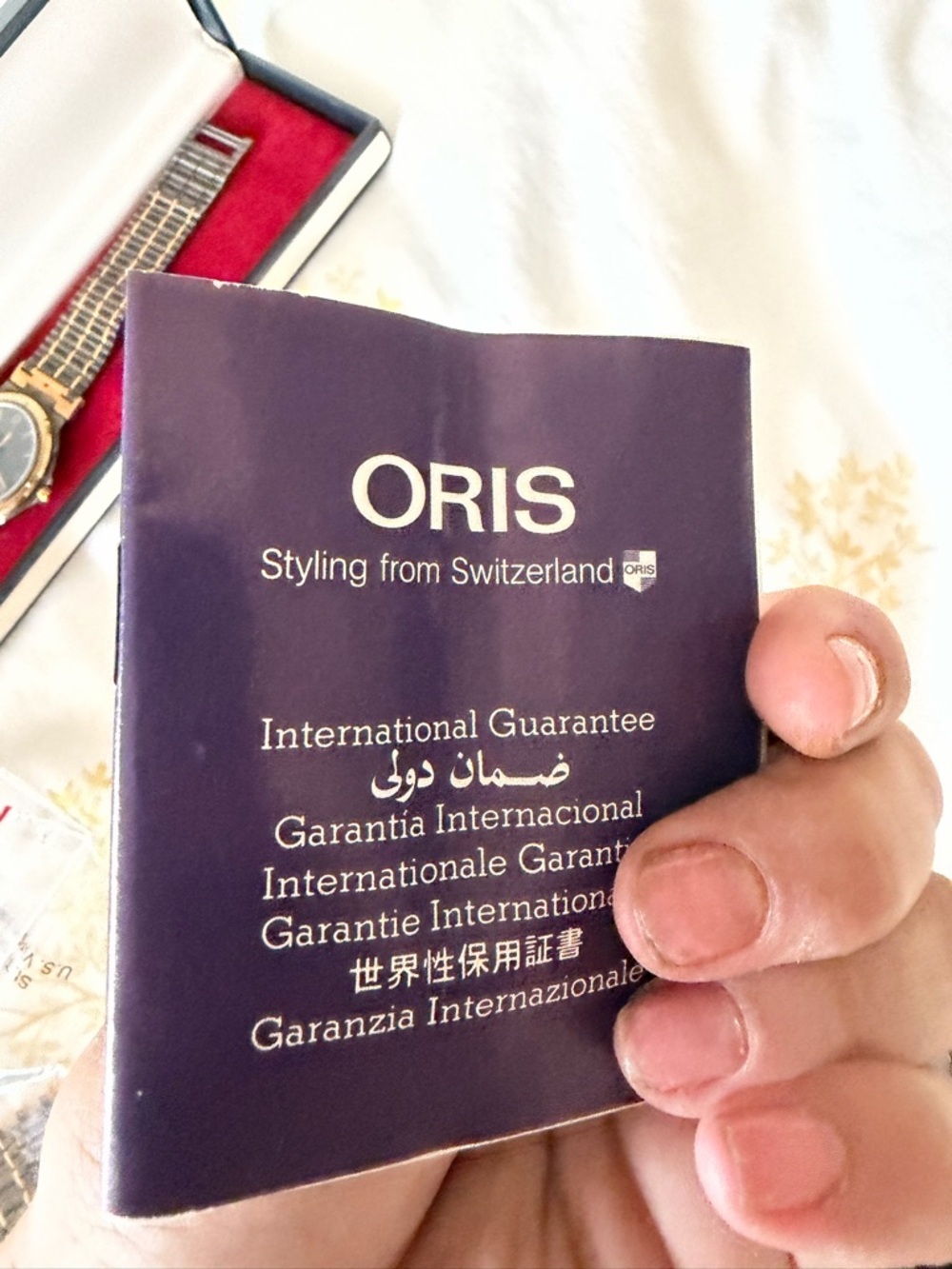 Vintage Oris Swiss Watch New Original Box and papers - Picture 3 of 7
